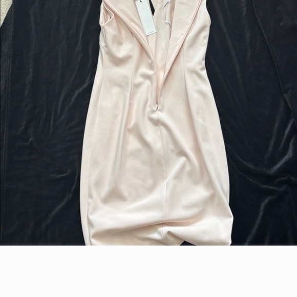 Calvin Klein Cream Neck Bowtie Dress - Picture 5 of 5